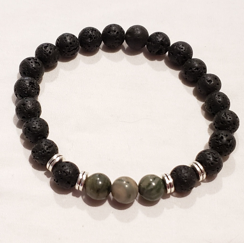 Men's Lava Stone Diffuser Bracelet
